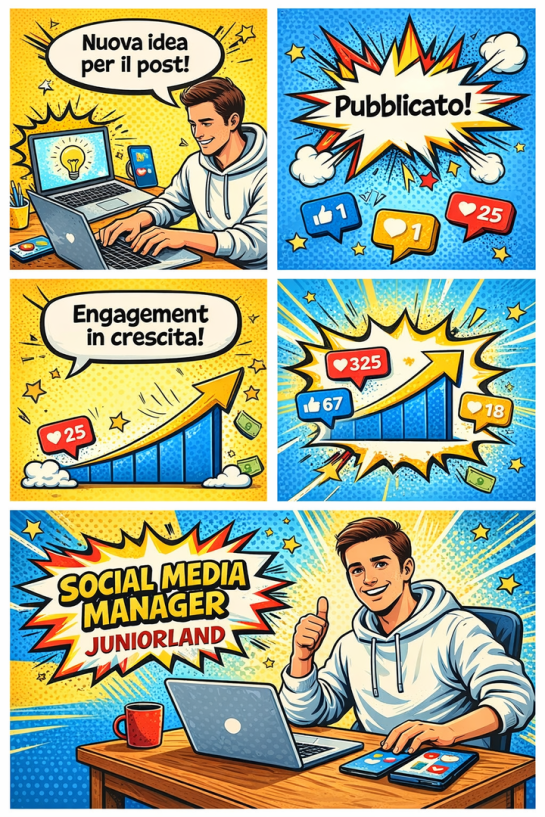 Juniorland Social Media Manager Content Creator Sicilia